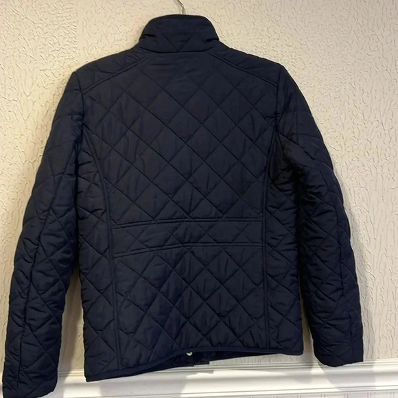 J Crew Navy quilted jacket size XS - Picture 9 of 11